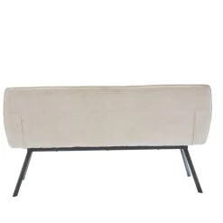 Eetkamerbank Rechthoek - Beige Stof - 160x60x88cm - Harper