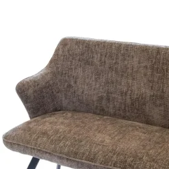 Eetkamerbank Rechthoek - Taupe Stof - 160x60x88cm - Taylor