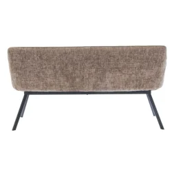 Eetkamerbank Rechthoek - Taupe Stof - 160x60x88cm - Taylor