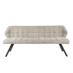Eetkamerbank 2,5-Zits - Bouclé Zand - 180x59x84cm - Raster