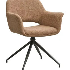 Eetkamerstoel Belle - stof - oudroze