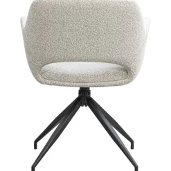 Eetkamerstoel Belle - stof - crème