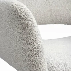 Eetkamerstoel Belle - stof - crème