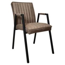 Eetkamerstoel Bruin - Incl. Armleuning - Tivoli