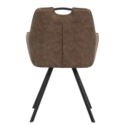 Eetkamerstoel Jesse met armleuning - cognac