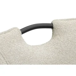 Eetkamerstoel Jesse met armleuning - bouclé - zand