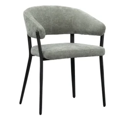 Eetkamerstoel Liv - stof - groen