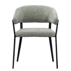 Eetkamerstoel Liv - stof - groen