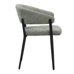 Eetkamerstoel Liv - stof - groen