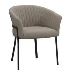 Eetkamerstoel Luigi - stof - zand