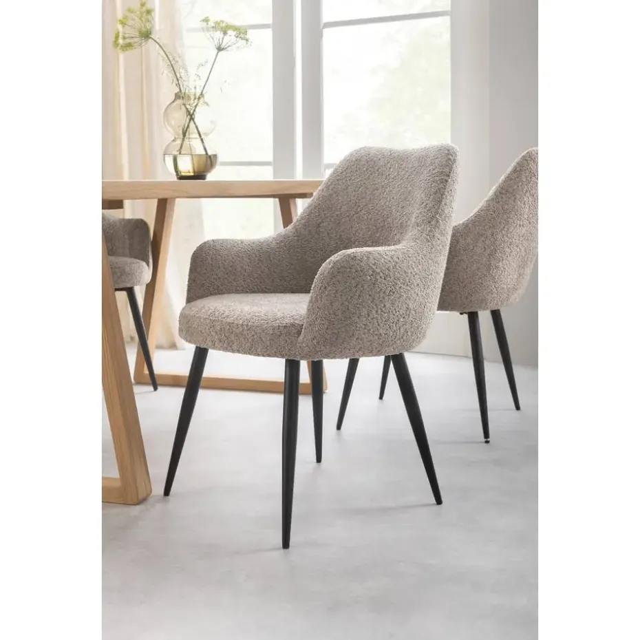 Eetkamerstoel Noah - beige