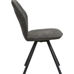 Eetkamerstoel Raffy - stof - antraciet