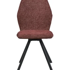 Eetkamerstoel Raffy - stof - wijnrood