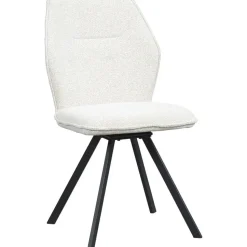 Eetkamerstoel Raffy - stof - crème