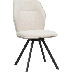 Eetkamerstoel Raffy - stof - beige