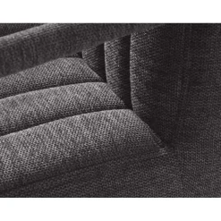 Eetkamerstoel Stof Donkergrijs - Incl. Armleuning - Trout - Set van 2