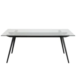 Eetkamertafel Billum - transparant - 90x180x75 cm