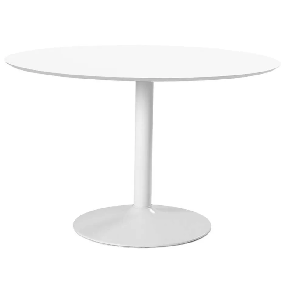 Eetkamertafel Muberg - wit - 74x110x110 cm