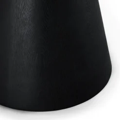 EetkamertafelRond ø120cm - Zwart Eikenhout