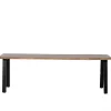 Eettafel Acaciahout - Naturel - 160x90x77cm - Lars