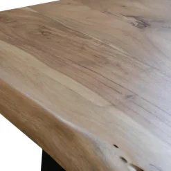 Eettafel Acaciahout - Naturel - 160x90x77cm - Lars