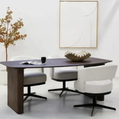 Eettafel Deens Ovaal - Donkerbruin Mangohout - 200x100x75cm - Dai