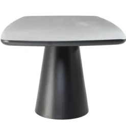 Eettafel Deens Ovaal - Zwart Hout - 200x100x76cm - Moya