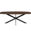 Eettafel Deens Ovaal Bruin Hout - 240x110x76cm - Ferris