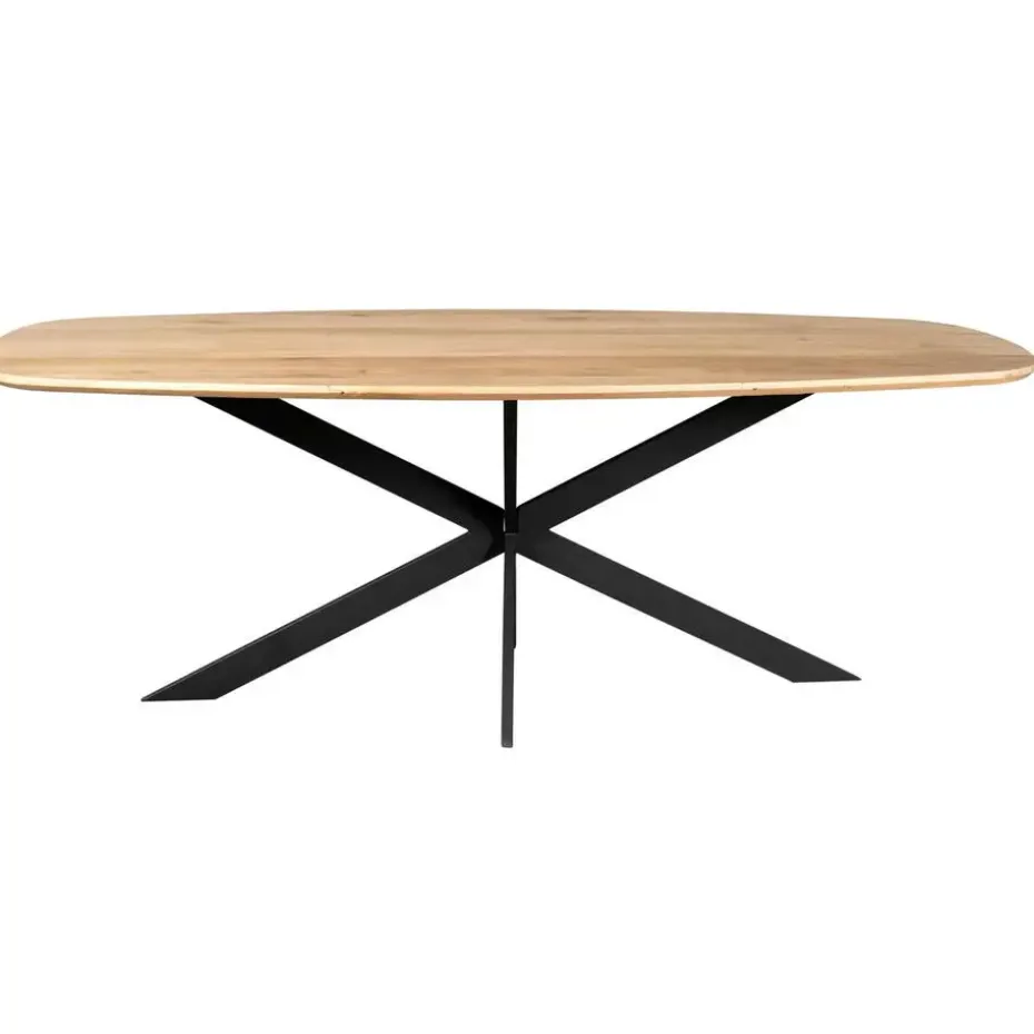 Eettafel Deens Ovaal Naturel Hout - 280x120x76cm - Ferris