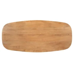 Eettafel Deens Ovaal Naturel Hout - 280x120x76cm - Madison
