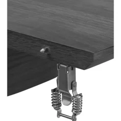 Eettafel Irene - zwart - uitschuifbaar