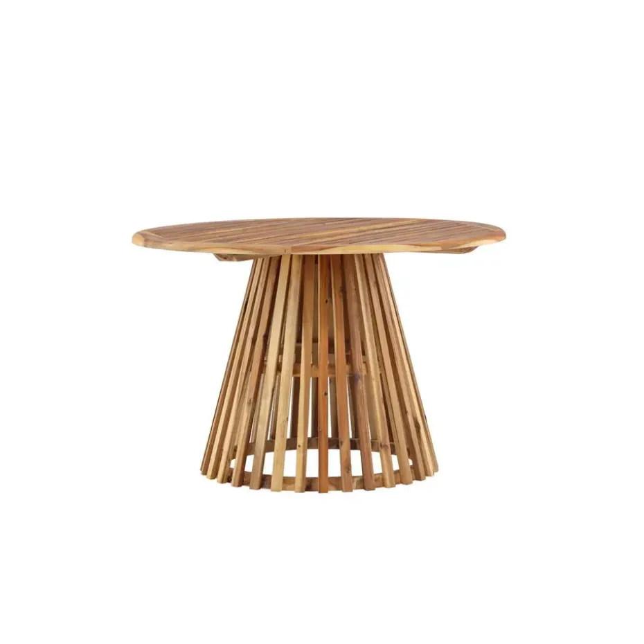 Eettafel Naturel Acaciahout - 120x120x75cm - Lumpur