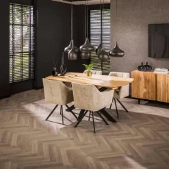 Eettafel Naturel Acaciahout - 275x90x77cm - Extend