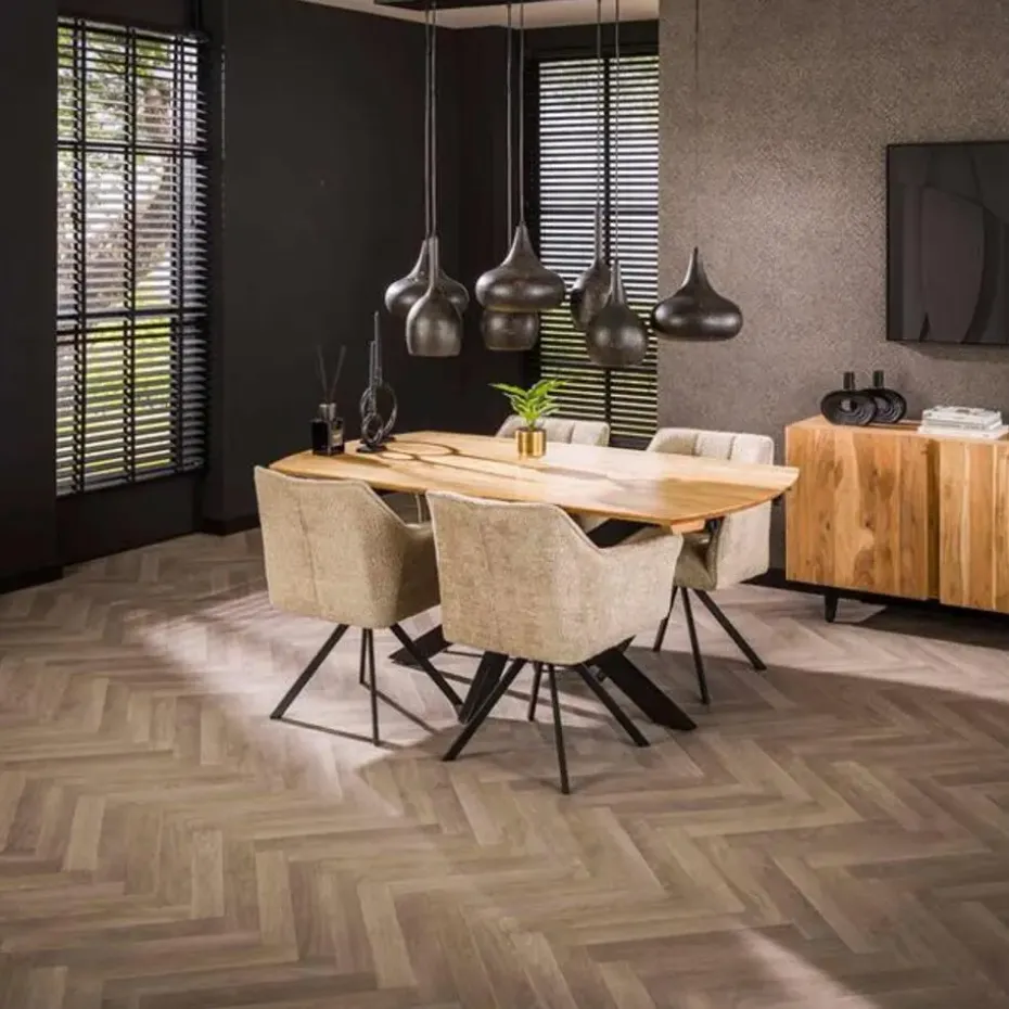 Eettafel Naturel Acaciahout - 275x90x77cm - Extend