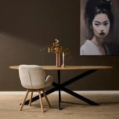 Eettafel Naturel Eikenhout - 280x130x76cm - Cloud