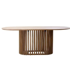 Eettafel Naturel Mangohout - 250x110x76cm - 6-8 Personen - Ferran