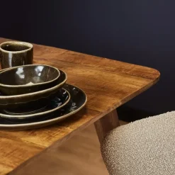 Eettafel Naturel Mangohout - 90x90x76cm - Omaha