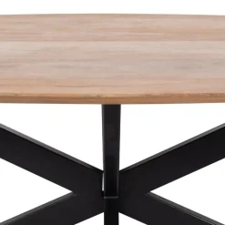 Eettafel Ovaal 160cm - Naturel - Mangohout - Tafel Diamond