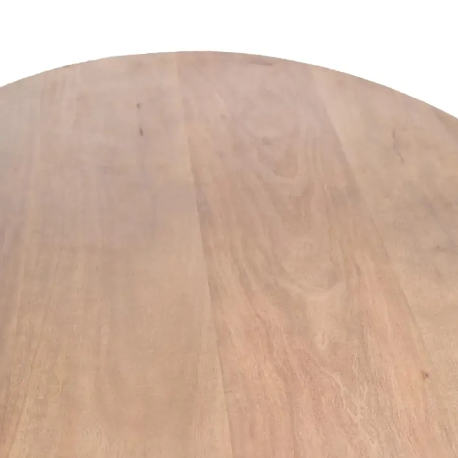 Eettafel Ovaal 160cm - Naturel - Mangohout - Tafel Diamond