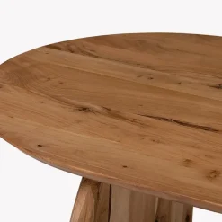 Eettafel Ovaal 200cm - Naturel - Mangohout - Eettafel Daan