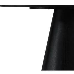 Eettafel Ovaal 160cm - Zwart Eikenhout - 4-6 Personen - Tango