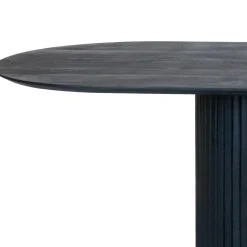 Eettafel Ovaal 240cm - Zwart - Hout - Eettafel Ava