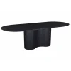 Eettafel Ovaal 300cm - Zwart - Hout - Eettafel Ava