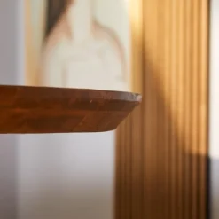 Eettafel Ovaal Naturel Mangohout - 210x100x76cm - Brandy