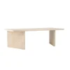 Eettafel Rechthoek - Beige MDF - 240x100x75cm - Skagen
