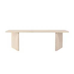 Eettafel Rechthoek - Beige MDF - 240x100x75cm - Skagen