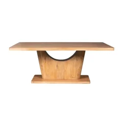 Eettafel Rechthoek Naturel Hout - 200x110x76cm - Voco