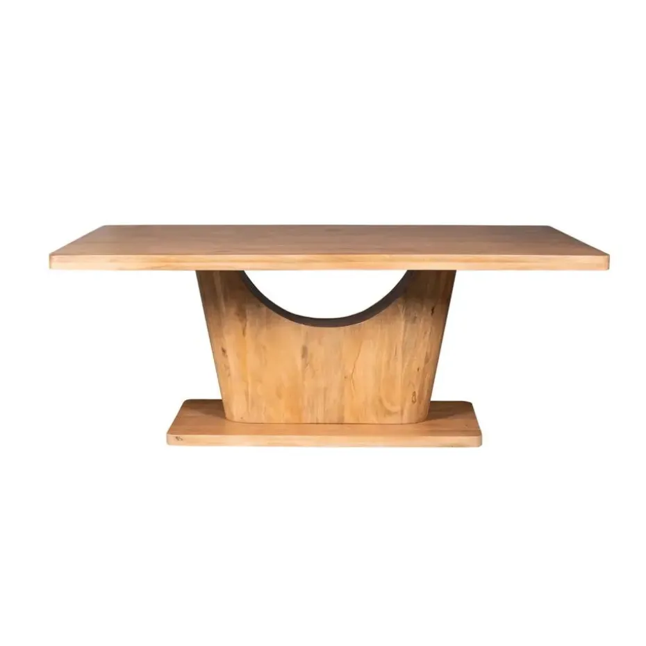 Eettafel Rechthoek Naturel Hout - 200x110x76cm - Voco