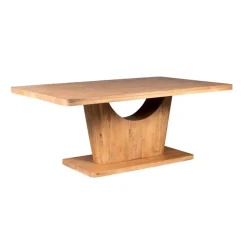 Eettafel Rechthoek Naturel Hout - 200x110x76cm - Voco