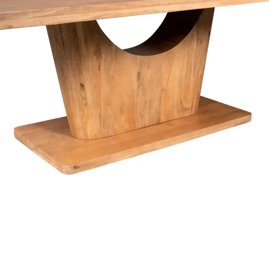 Eettafel Rechthoek Naturel Hout - 200x110x76cm - Voco